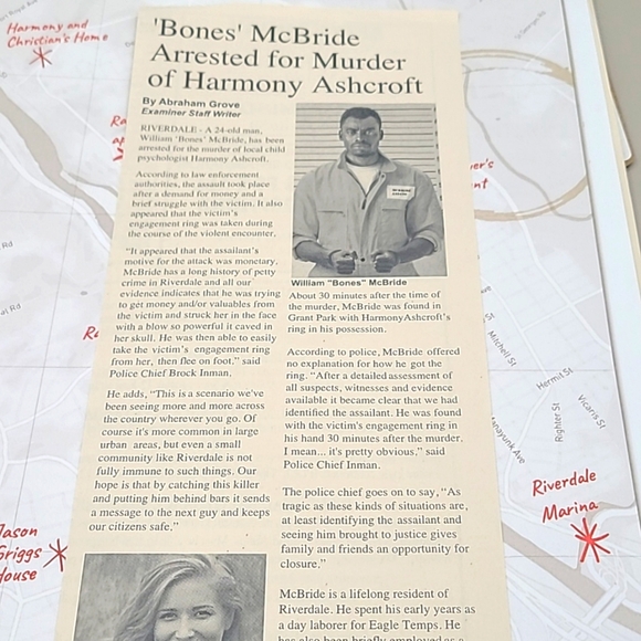 Unsolved Case Files - Harmony Ashcroft Case ( Murder Mystery Game) - Picture 10 of 12